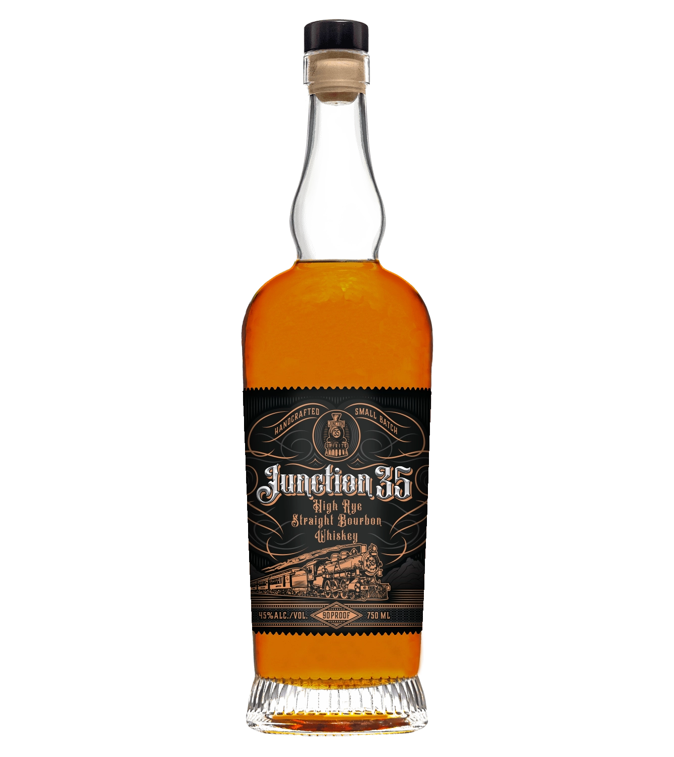 High Rye Straight Bourbon Whiskey | Junction 35 Spirits